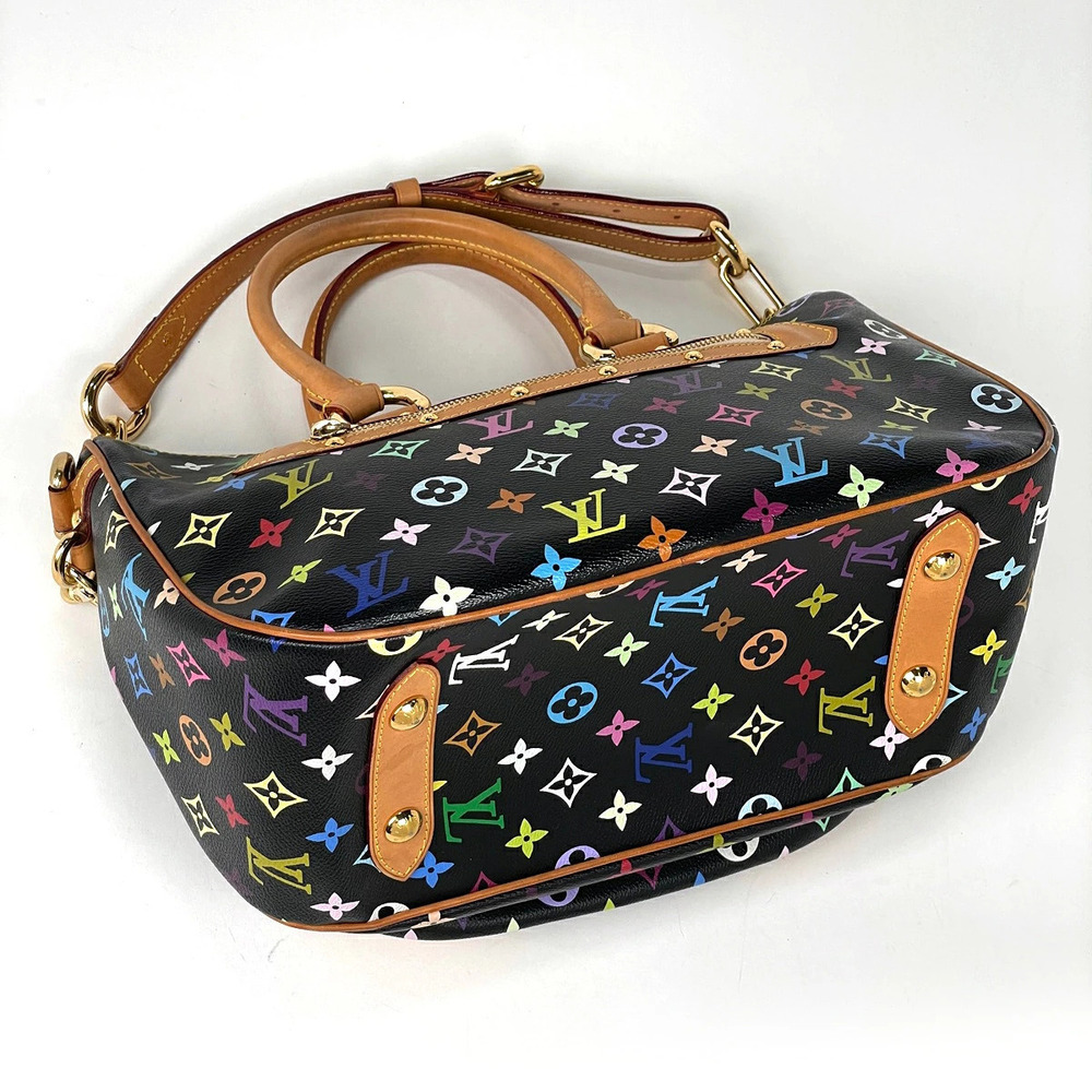 Louis Vuitton Black Rita Monogram Bag Handbag Noir Multicolore Shoulder